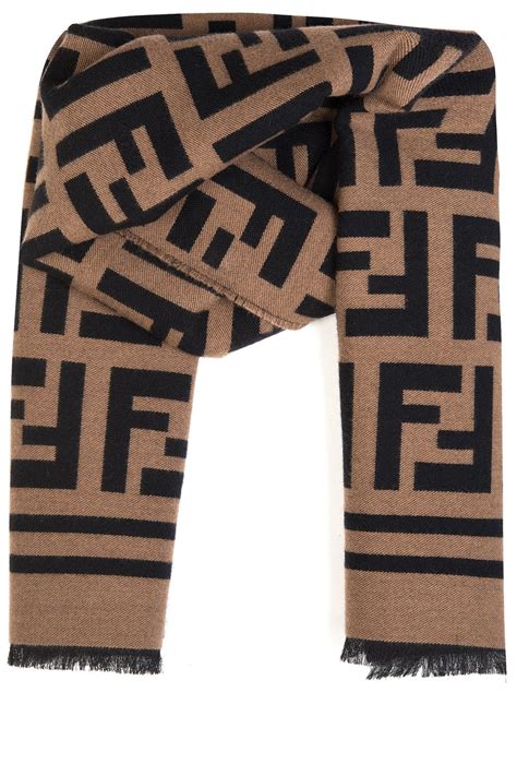 fendi silk scarf logo|fendi silk scarf for sale.